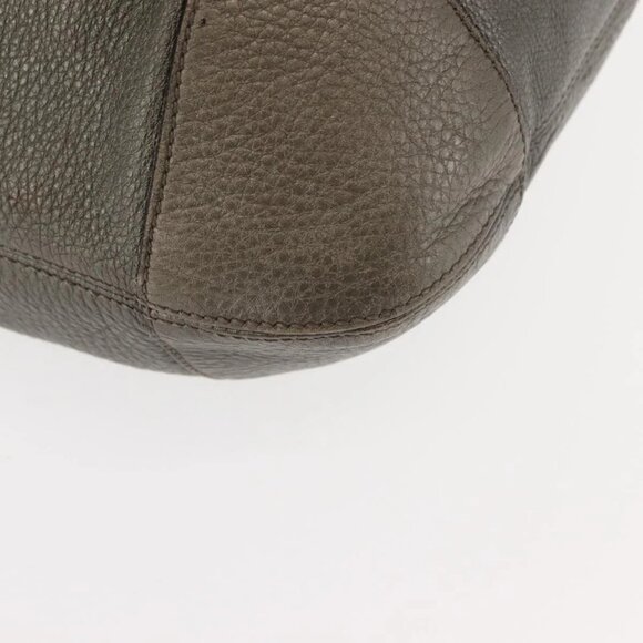 GUCCI Soho Chain Shoulder Bag Leather Gray 326706 Auth 146271 - Picture 5 of 16